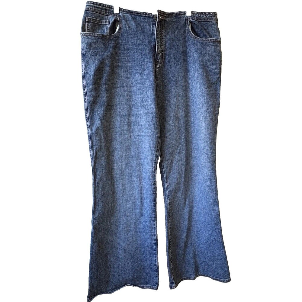 Carolina Blues Women’s Medium Wash Blue Denim Jeans Straight Mid Rise Sz 16